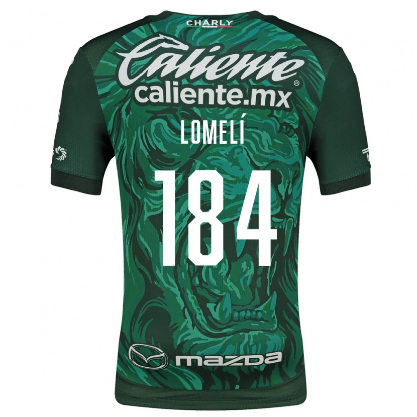 Danxen Criança Camisola Diego Lomelí #184 Verde Preto Principal 2026/27 Camisa Brasil