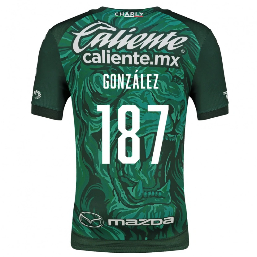 Danxen Criança Camisola Milán González #187 Verde Preto Principal 2026/27 Camisa Brasil