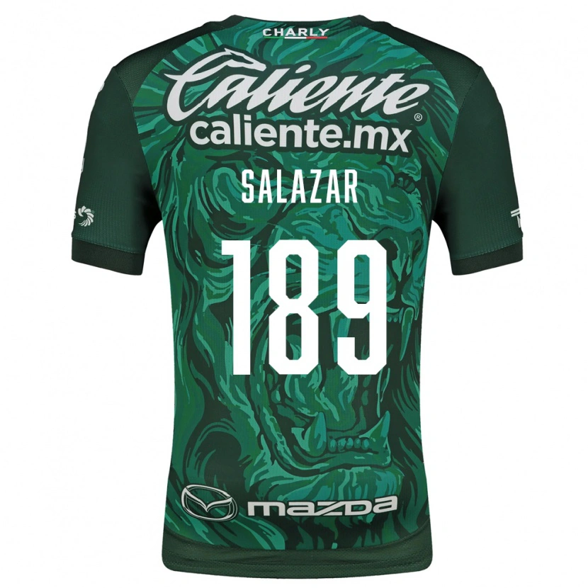 Danxen Criança Camisola José Salazar #189 Verde Preto Principal 2026/27 Camisa Brasil