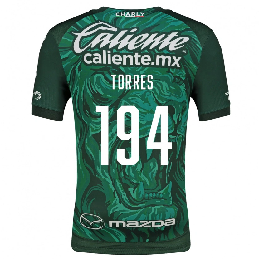 Danxen Criança Camisola Erick Torres #194 Verde Preto Principal 2026/27 Camisa Brasil