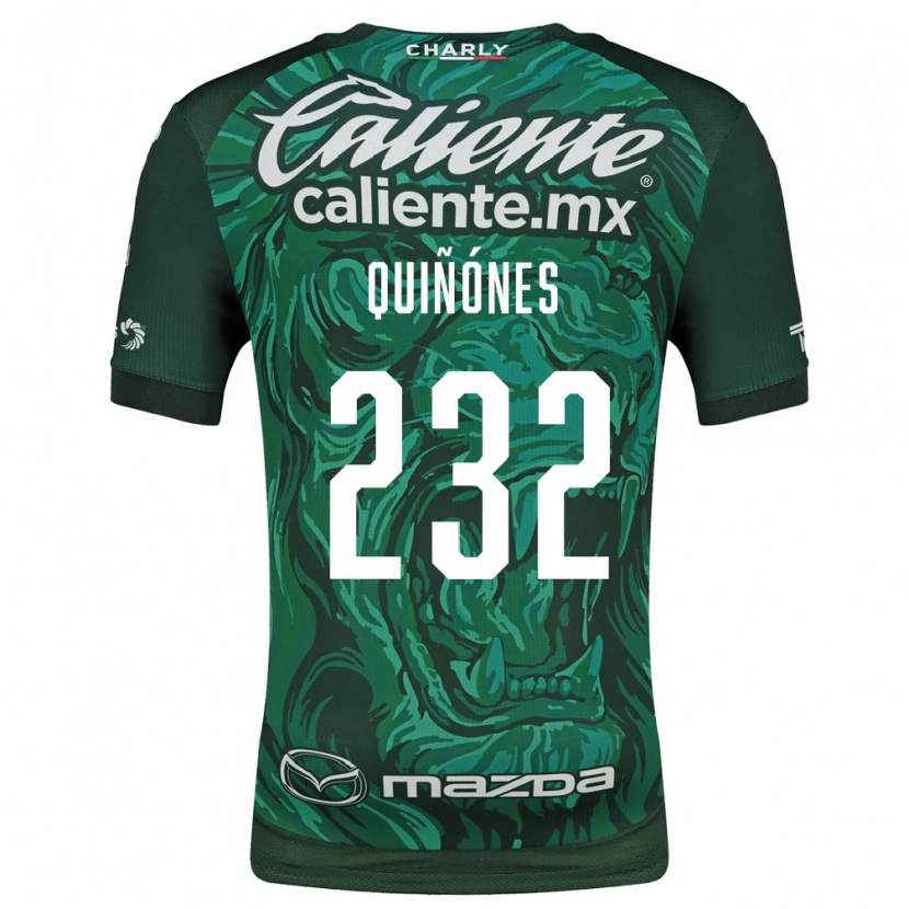 Danxen Criança Camisola Jorge Quiñónes #232 Verde Preto Principal 2026/27 Camisa Brasil