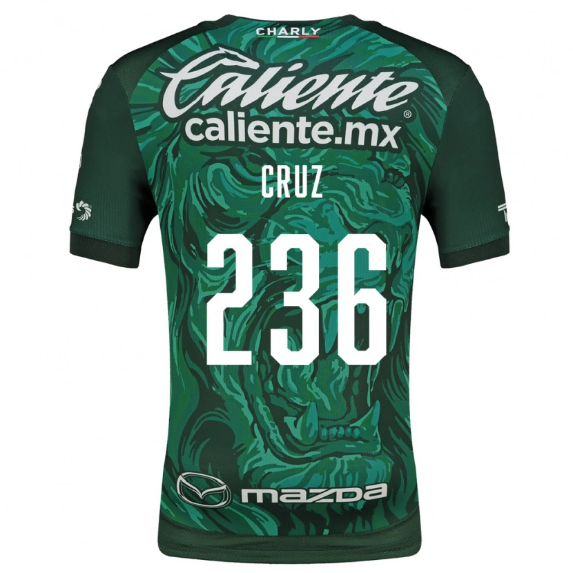 Danxen Criança Camisola Héctor Cruz #236 Verde Preto Principal 2026/27 Camisa Brasil