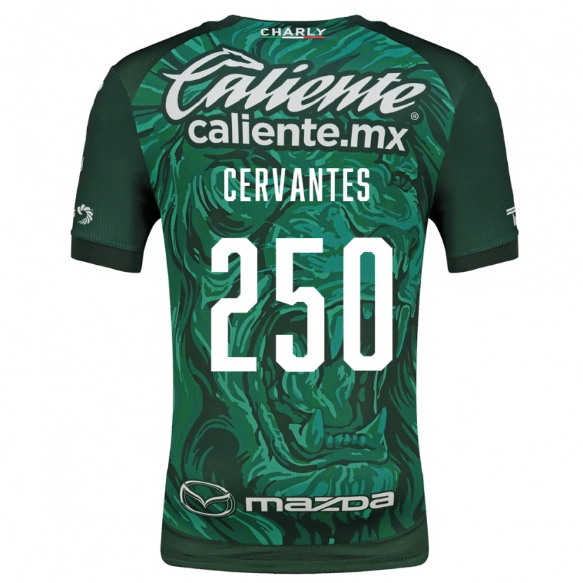 Danxen Criança Camisola Christian Cervantes #250 Verde Preto Principal 2026/27 Camisa Brasil