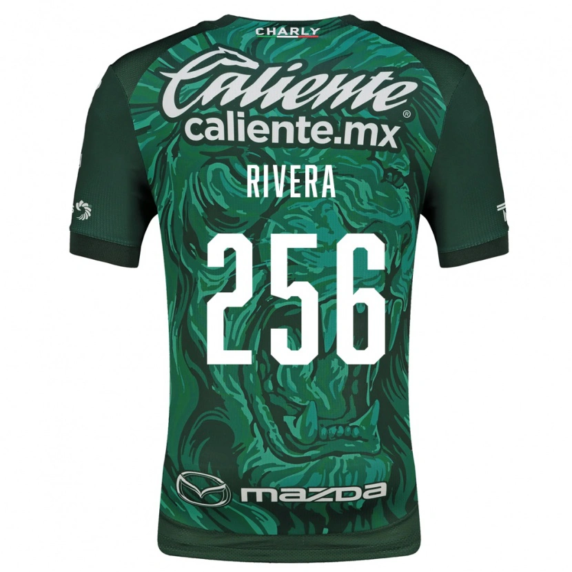 Danxen Criança Camisola Fernando Rivera #256 Verde Preto Principal 2026/27 Camisa Brasil