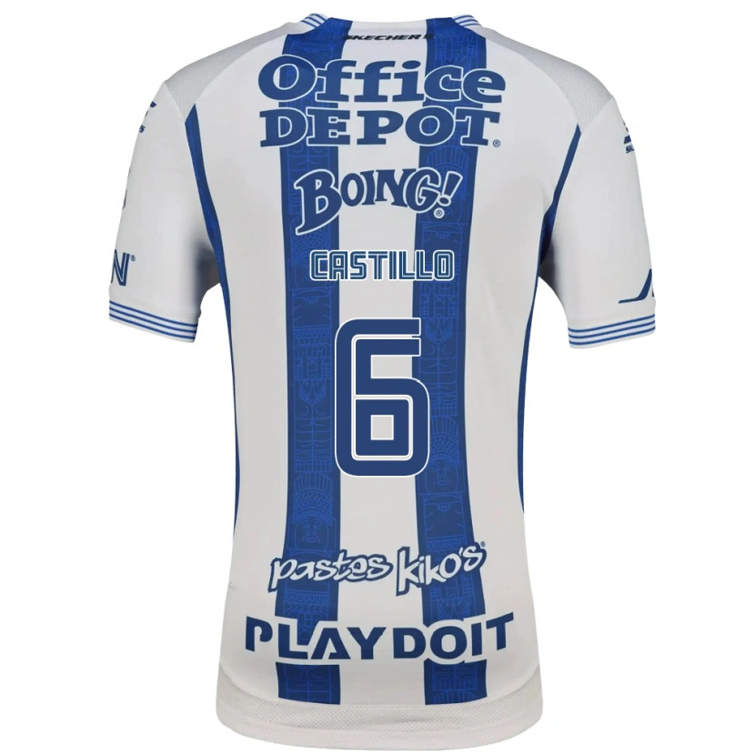 Danxen Criança Camisola Byron Castillo #6 Branco Azul Marinho Principal 2026/27 Camisa Brasil