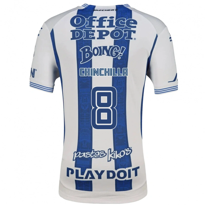 Danxen Criança Camisola Priscila Chinchilla #8 Branco Azul Marinho Principal 2026/27 Camisa Brasil