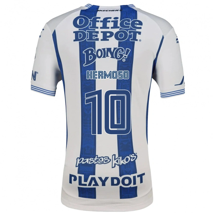 Danxen Criança Camisola Jennifer Hermoso #10 Branco Azul Marinho Principal 2026/27 Camisa Brasil