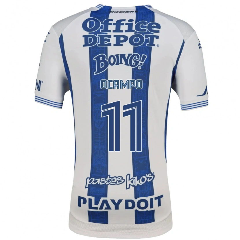 Danxen Criança Camisola Mónica Ocampo #11 Branco Azul Marinho Principal 2026/27 Camisa Brasil
