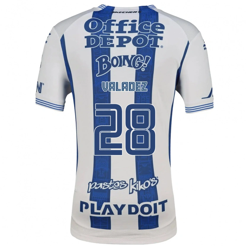 Danxen Criança Camisola Julia Valadez #28 Branco Azul Marinho Principal 2026/27 Camisa Brasil