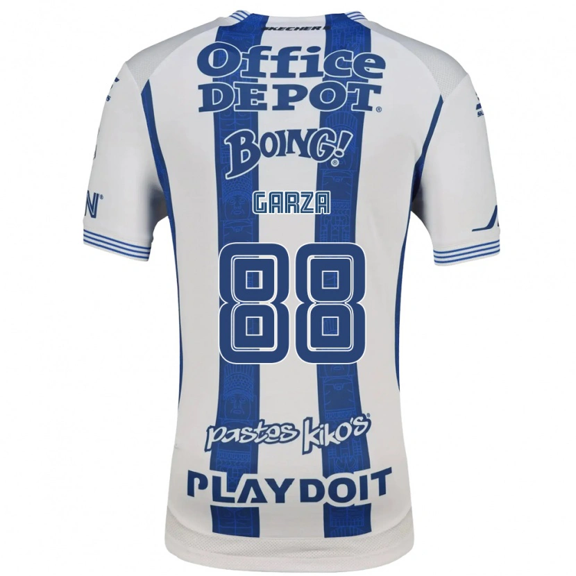 Danxen Criança Camisola Adrián Garza #88 Branco Azul Marinho Principal 2026/27 Camisa Brasil