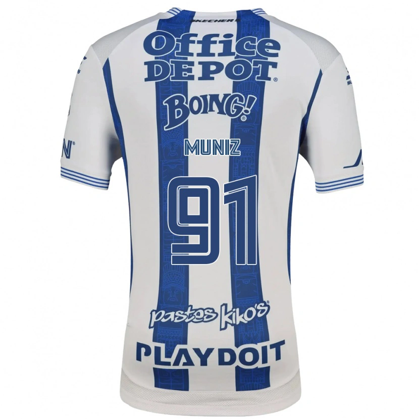 Danxen Criança Camisola Brandon Muñiz #91 Branco Azul Marinho Principal 2026/27 Camisa Brasil