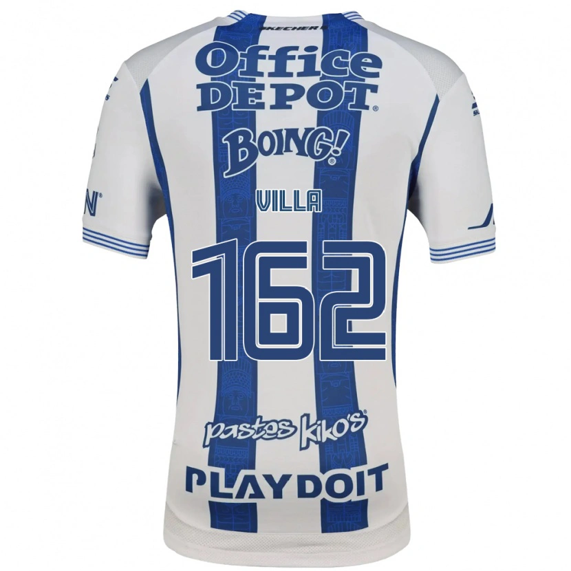Danxen Criança Camisola Adrián Villa #162 Branco Azul Marinho Principal 2026/27 Camisa Brasil