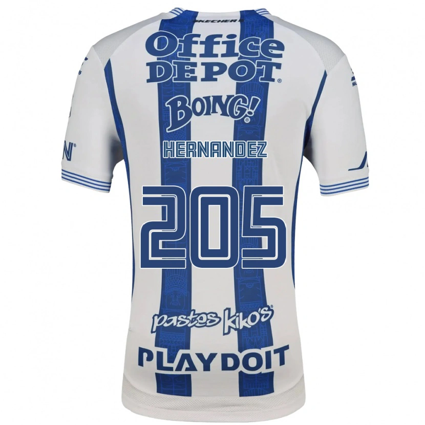 Danxen Criança Camisola Sergio Hernández #205 Branco Azul Marinho Principal 2026/27 Camisa Brasil