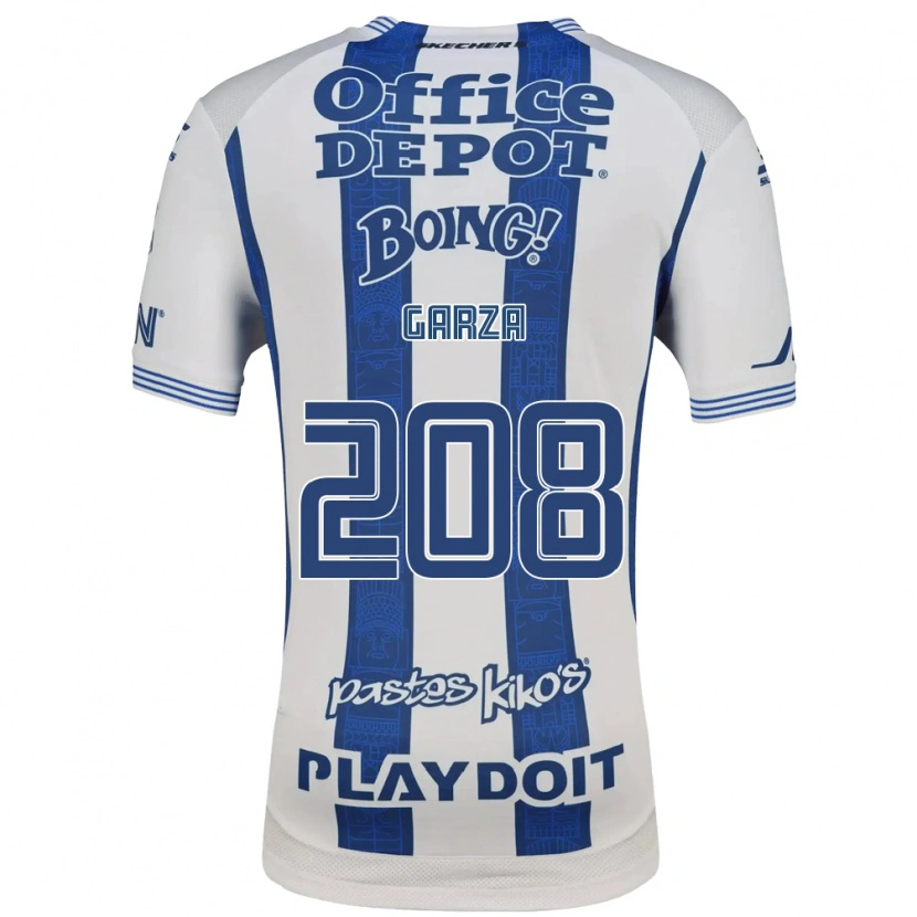 Danxen Criança Camisola Ricardo Garza #208 Branco Azul Marinho Principal 2026/27 Camisa Brasil