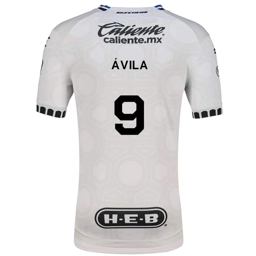 Danxen Criança Camisola Alí Ávila #9 Branco Preto Azul Principal 2026/27 Camisa Brasil