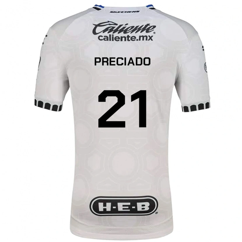 Danxen Criança Camisola Ayrton Preciado #21 Branco Preto Azul Principal 2026/27 Camisa Brasil
