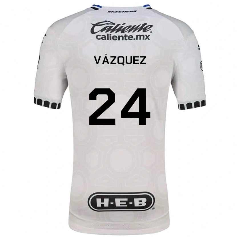 Danxen Criança Camisola Brayton Vázquez #24 Branco Preto Azul Principal 2026/27 Camisa Brasil