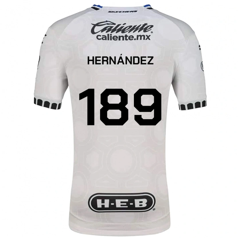 Danxen Criança Camisola Sebastián Hernández #189 Branco Preto Azul Principal 2026/27 Camisa Brasil