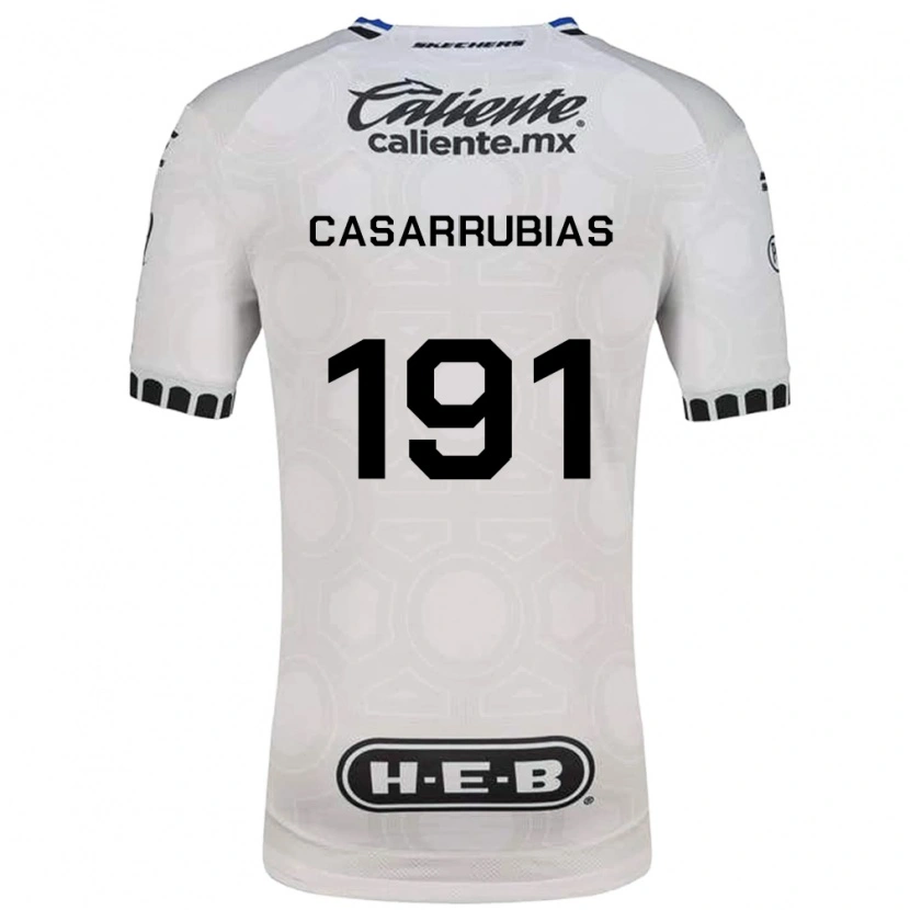 Danxen Criança Camisola Aaron Casarrubias #191 Branco Preto Azul Principal 2026/27 Camisa Brasil