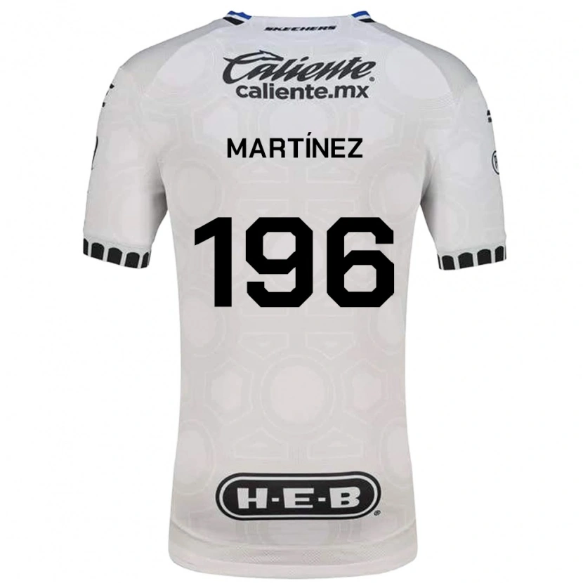Danxen Criança Camisola Diego Martínez #196 Branco Preto Azul Principal 2026/27 Camisa Brasil
