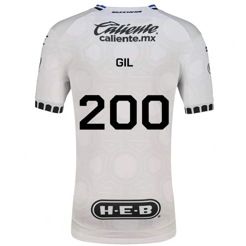 Danxen Criança Camisola Gerardo Gil #200 Branco Preto Azul Principal 2026/27 Camisa Brasil