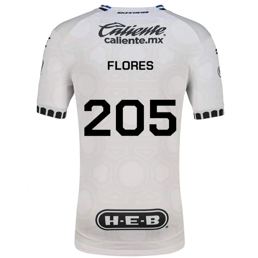 Danxen Criança Camisola Rolando Flores #205 Branco Preto Azul Principal 2026/27 Camisa Brasil
