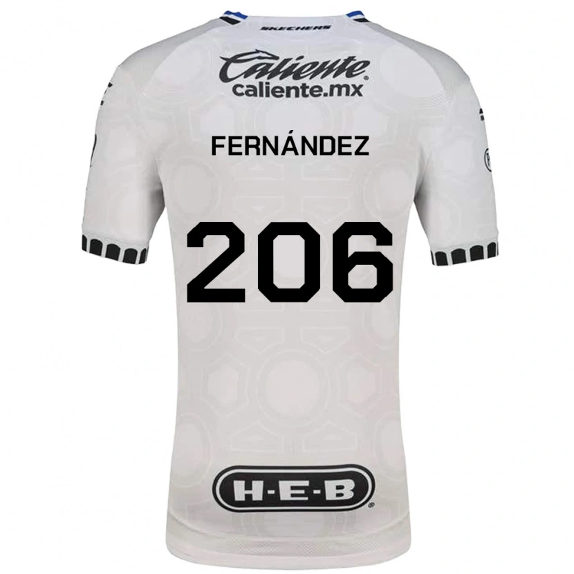 Danxen Criança Camisola Erik Fernández #206 Branco Preto Azul Principal 2026/27 Camisa Brasil