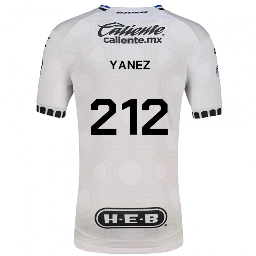 Danxen Criança Camisola Sebastián Yánez #212 Branco Preto Azul Principal 2026/27 Camisa Brasil