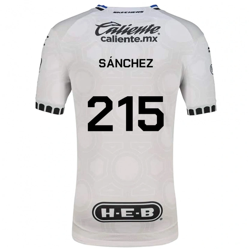 Danxen Criança Camisola José Sánchez #215 Branco Preto Azul Principal 2026/27 Camisa Brasil