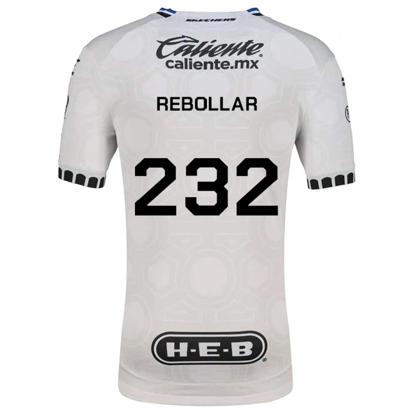 Danxen Criança Camisola Jonathan Rebollar #232 Branco Preto Azul Principal 2026/27 Camisa Brasil