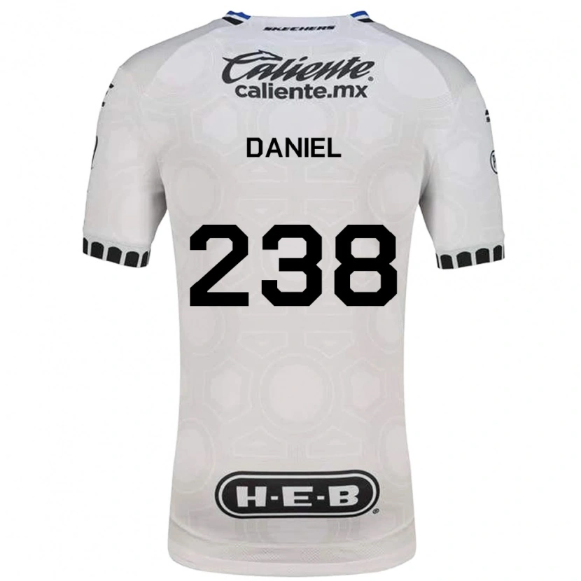 Danxen Criança Camisola Daniel De La Rosa #238 Branco Preto Azul Principal 2026/27 Camisa Brasil