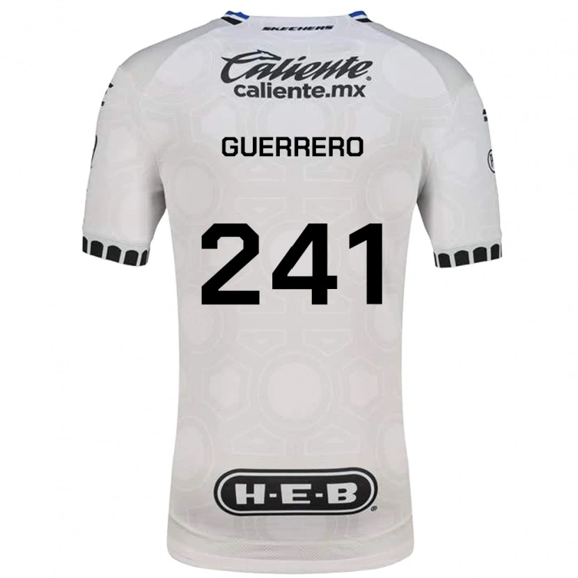 Danxen Criança Camisola Emiliano Guerrero #241 Branco Preto Azul Principal 2026/27 Camisa Brasil