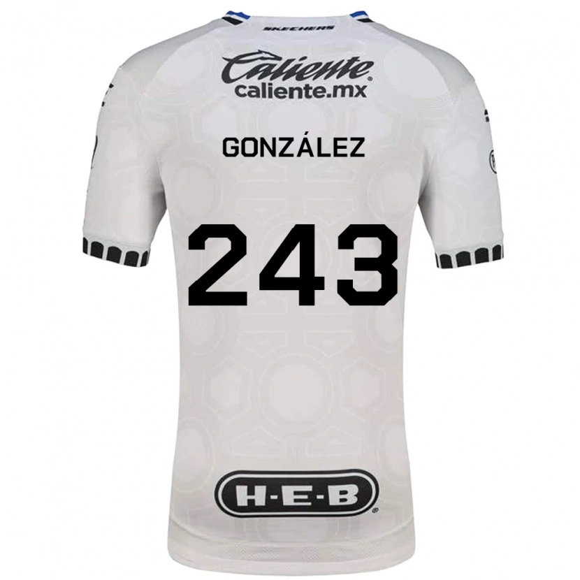 Danxen Criança Camisola Leonardo González #243 Branco Preto Azul Principal 2026/27 Camisa Brasil