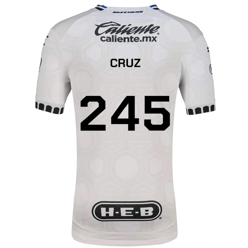 Danxen Criança Camisola Leonardo Cruz #245 Branco Preto Azul Principal 2026/27 Camisa Brasil