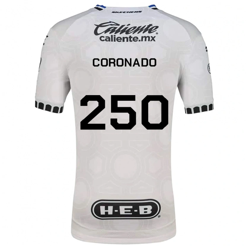 Danxen Criança Camisola Maximiliano Coronado #250 Branco Preto Azul Principal 2026/27 Camisa Brasil