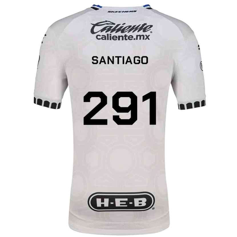 Danxen Criança Camisola Santiago De La Barrera #291 Branco Preto Azul Principal 2026/27 Camisa Brasil