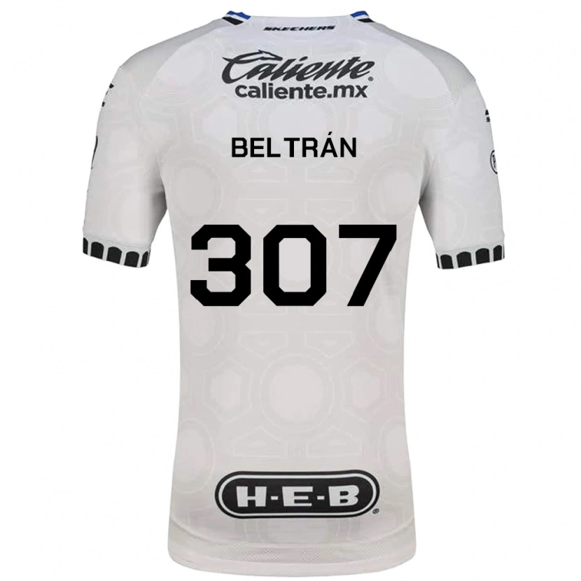 Danxen Criança Camisola Gael Beltrán #307 Branco Preto Azul Principal 2026/27 Camisa Brasil