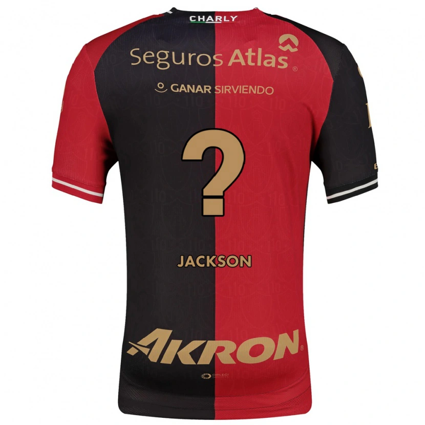 Danxen Criança Camisola Joaquín Jackson #0 Vermelho Preto Marrom Principal 2026/27 Camisa Brasil