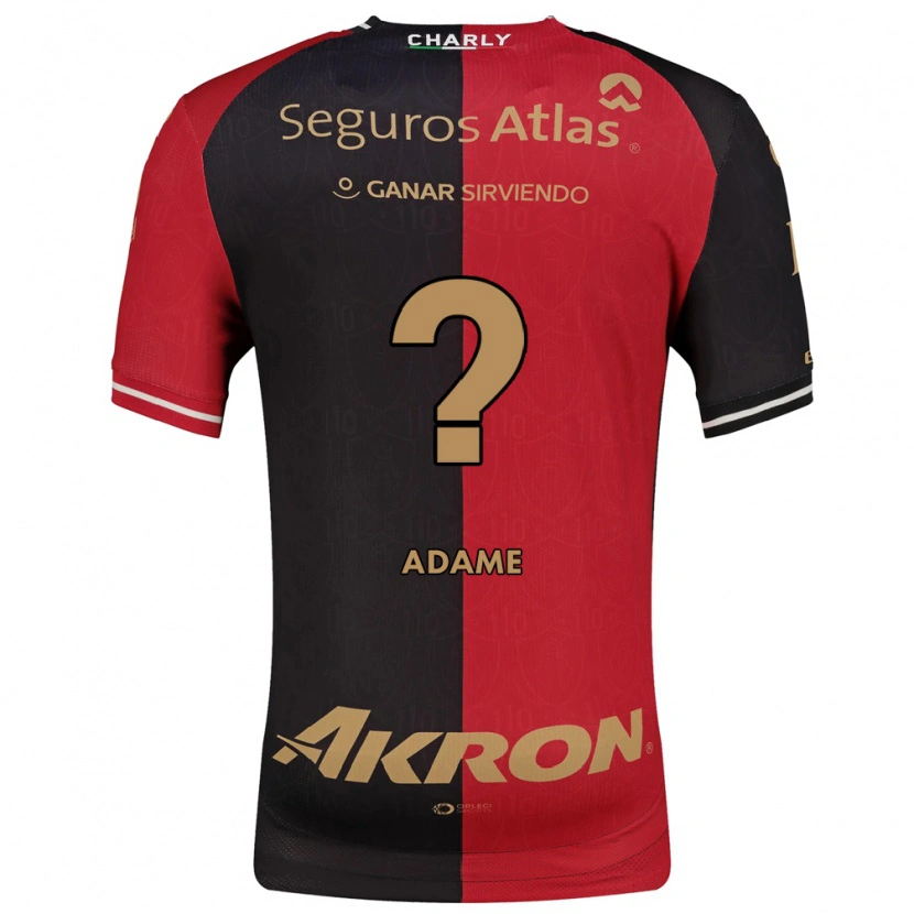 Danxen Criança Camisola Edgar Adame #0 Vermelho Preto Marrom Principal 2026/27 Camisa Brasil