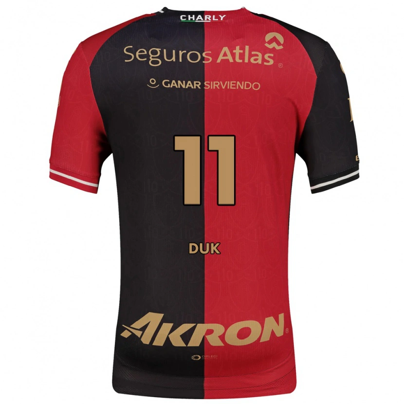 Danxen Criança Camisola Duk #11 Vermelho Preto Marrom Principal 2026/27 Camisa Brasil