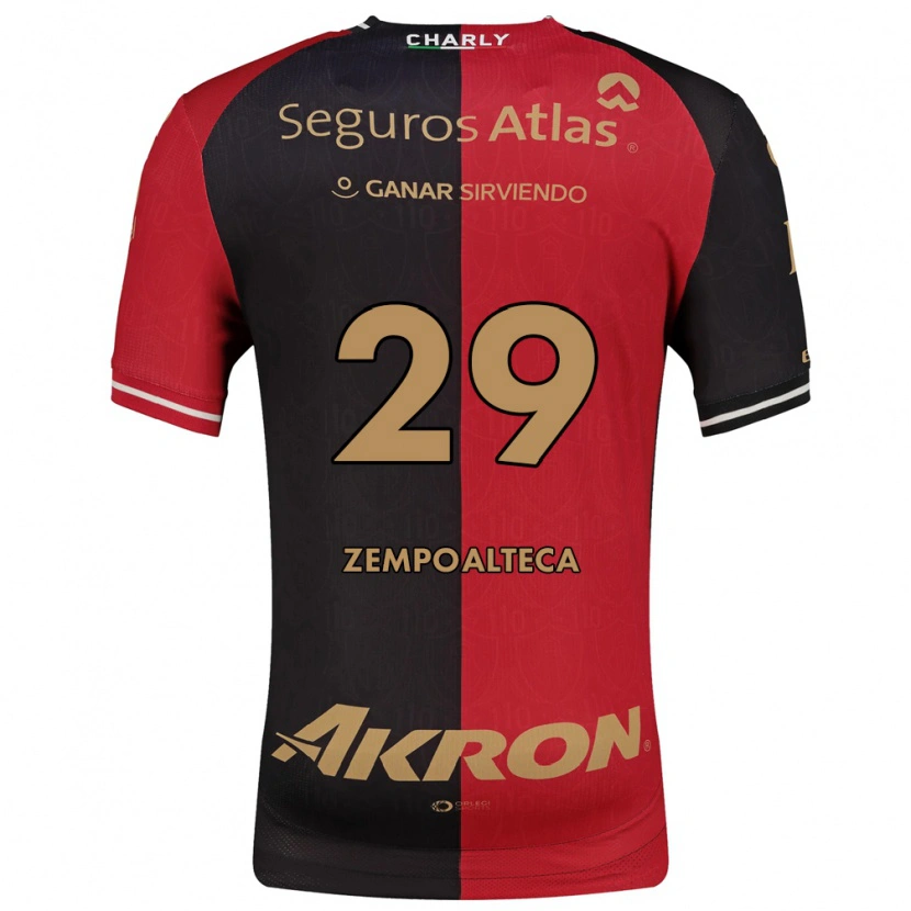 Danxen Criança Camisola Karla Zempoalteca #29 Vermelho Preto Marrom Principal 2026/27 Camisa Brasil