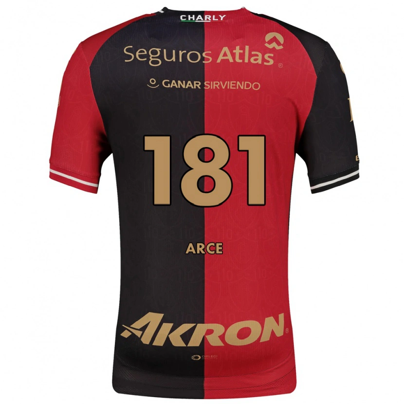 Danxen Criança Camisola Edson Arce #181 Vermelho Preto Marrom Principal 2026/27 Camisa Brasil