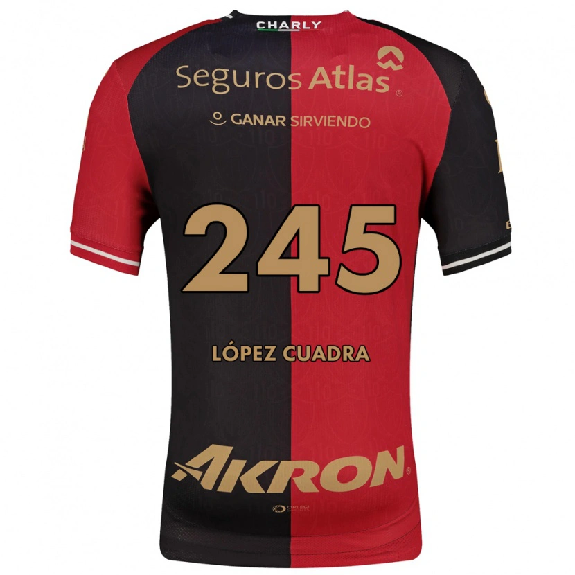 Danxen Criança Camisola Roberto López Cuadra #245 Vermelho Preto Marrom Principal 2026/27 Camisa Brasil