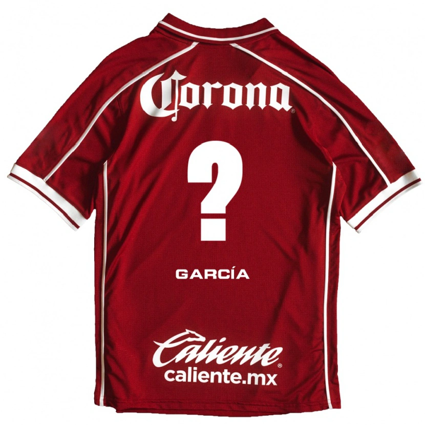 Danxen Criança Camisola Carlos García #0 Branco Vermelho Principal 2026/27 Camisa Brasil