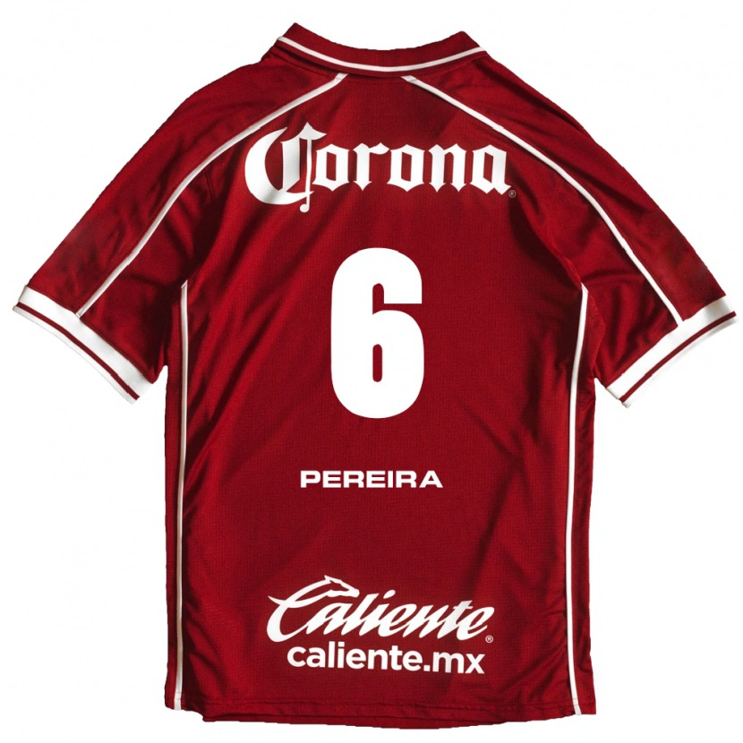 Danxen Criança Camisola Federico Pereira #6 Branco Vermelho Principal 2026/27 Camisa Brasil