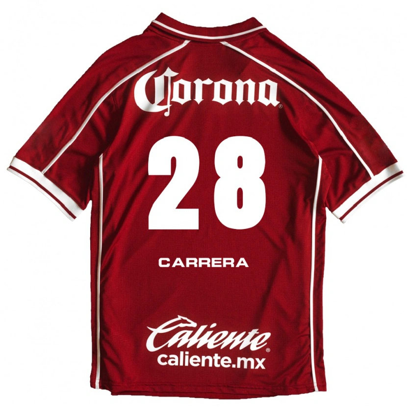 Danxen Criança Camisola Nico Carrera #28 Branco Vermelho Principal 2026/27 Camisa Brasil