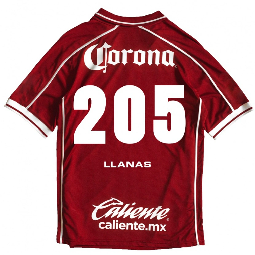 Danxen Criança Camisola Emmanuel Llanas #205 Branco Vermelho Principal 2026/27 Camisa Brasil