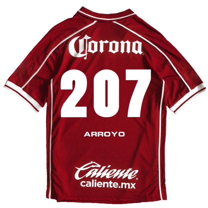 Danxen Criança Camisola José Arroyo #207 Branco Vermelho Principal 2026/27 Camisa Brasil