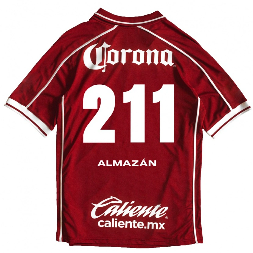 Danxen Criança Camisola Fernando Almazán #211 Branco Vermelho Principal 2026/27 Camisa Brasil