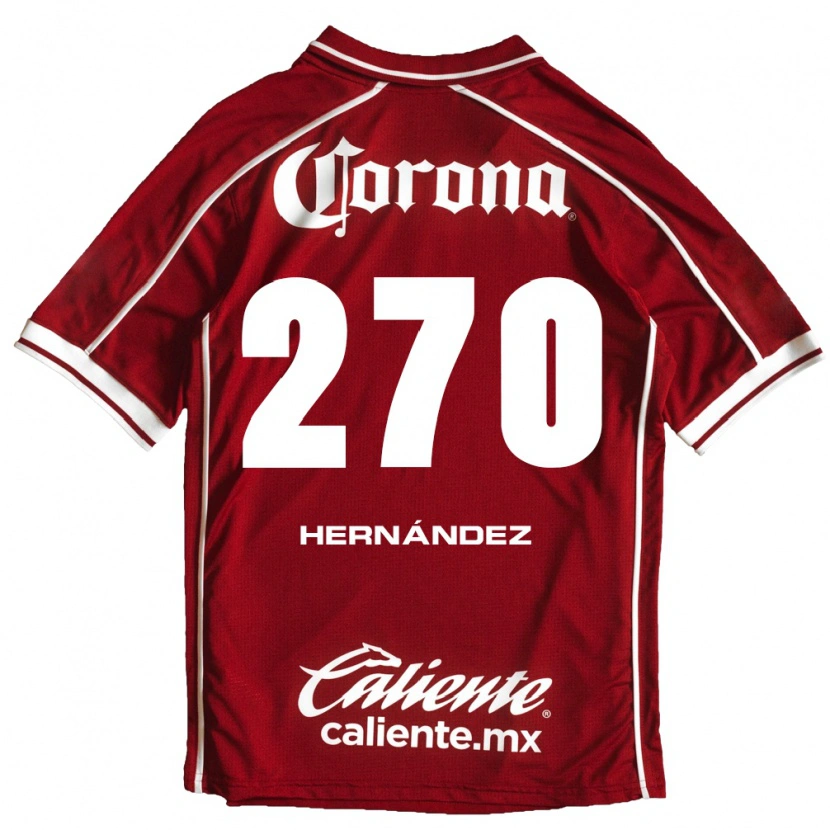 Danxen Criança Camisola Alberto Hernández #270 Branco Vermelho Principal 2026/27 Camisa Brasil